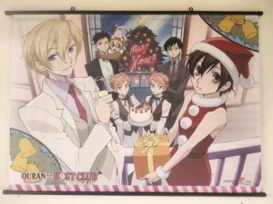 Ouran High School Host Club Christmas group (Wall Scroll, horizontal)