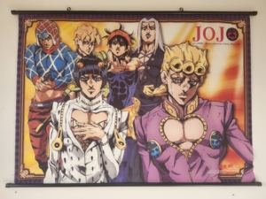 Jojo's Bizarre Adventure: Part 5 Golden Wind group (Wall Scroll, horizontal)