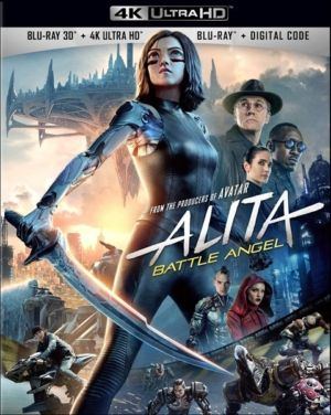 Alita: Battle Angel (4K UHD Blu-ray, 3-D Blu-ray, Blu-ray)