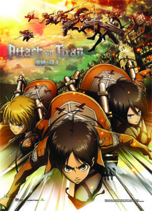 Attack on Titan: Regiment Attack  (Wall Scroll, vertical)