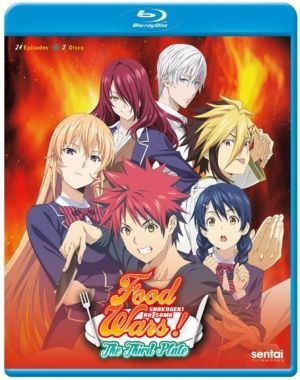 Food Wars! season 3: The Third Plate complete (Blu-ray) (Japanese Animation) >Out of Print<