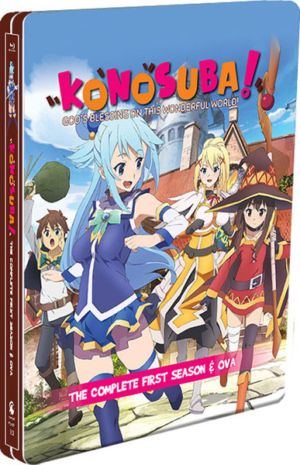 Konosuba season 1 + OVA (Blu-ray, Steelbook) (Japanese Animation) >Out of Print<