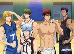 Kuroko's Basketball group (Wall Scroll, horizontal)