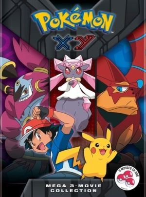 Pokemon XY Mega 3 Movie collection (DVD) (Japanese Animation)