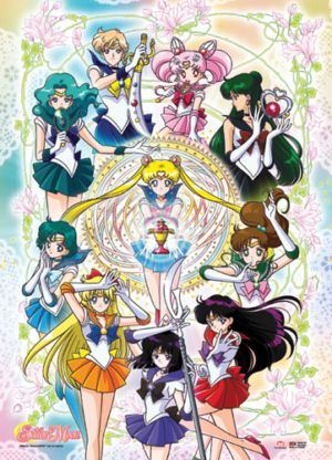 Sailor Moon: Sailor Soldier Floral (Wall Scroll, vertical)