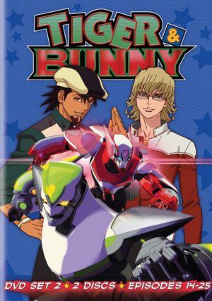 Tiger & Bunny season 1 set 2 (DVD) (Japanese Animation) >Out of Print<