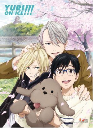 Yuri on Ice Spring Group (Wall Scroll, vertical)