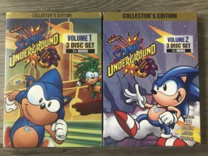 Sonic Underground vol. 1 & 2 (DVD, Collector's Edition) (American Animation)