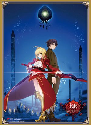 Fate / Extra Last Encore Saber & Hakuno (Wall Scroll, vertical)