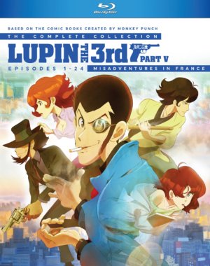 Lupin the 3rd part 5: Misadventures In France (Blu-ray) (Japanese Animation) >Out of Print<