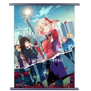 Lycoris Recoil - style 01 (Wall Scroll, vertical)