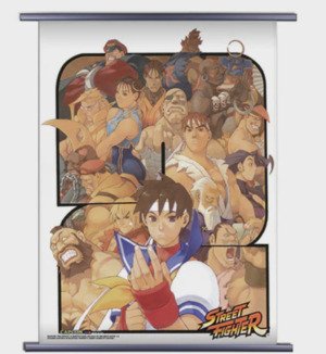 Street Fighter Alpha 2 - style 04 (Wall Scroll, vertical)