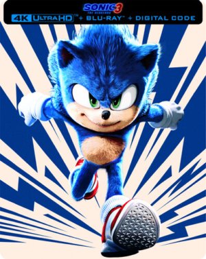 Sonic The Hedgehog 3 (4K Ultra HD Blu-ray & Blu-ray, Steelbook) >Out of Print<