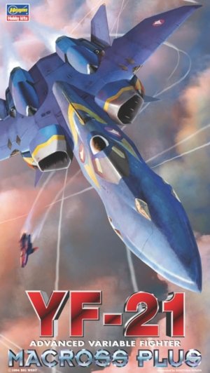 Macross Plus model kit figure: YF-21 Advanced Variable Fighter (Hasegawa)